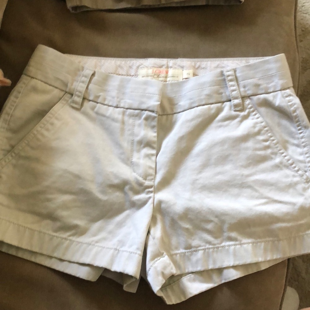 J. Crew 100% Cotton Chino Broken-In Shorts.